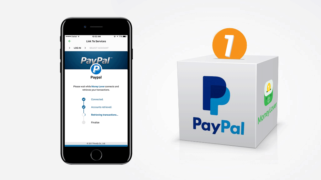 Link PayPal into Money Lover