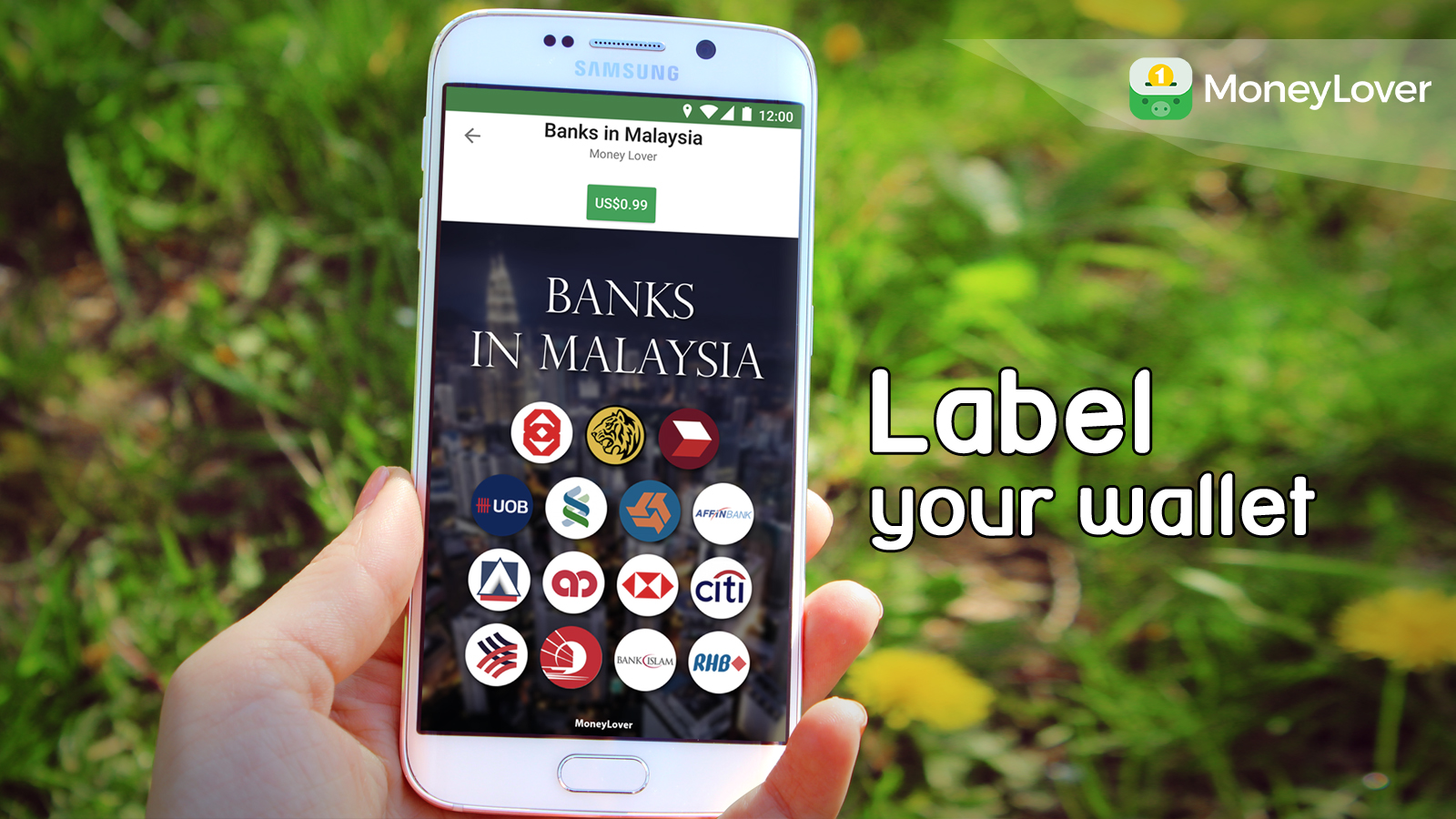 Label your wallets with Malaysia Bank Icon Pack