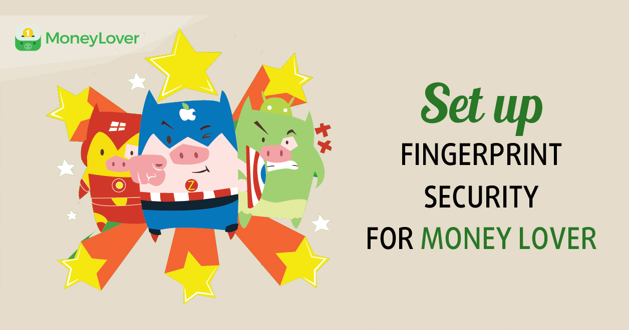 [Video] Set up fingerprint security for Money Lover