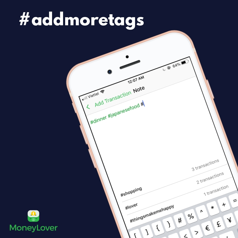 add more tag in a transaction