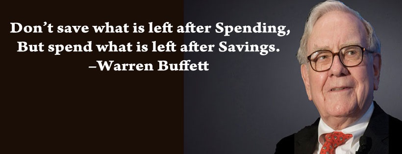 Saving advice from Warren Buffett