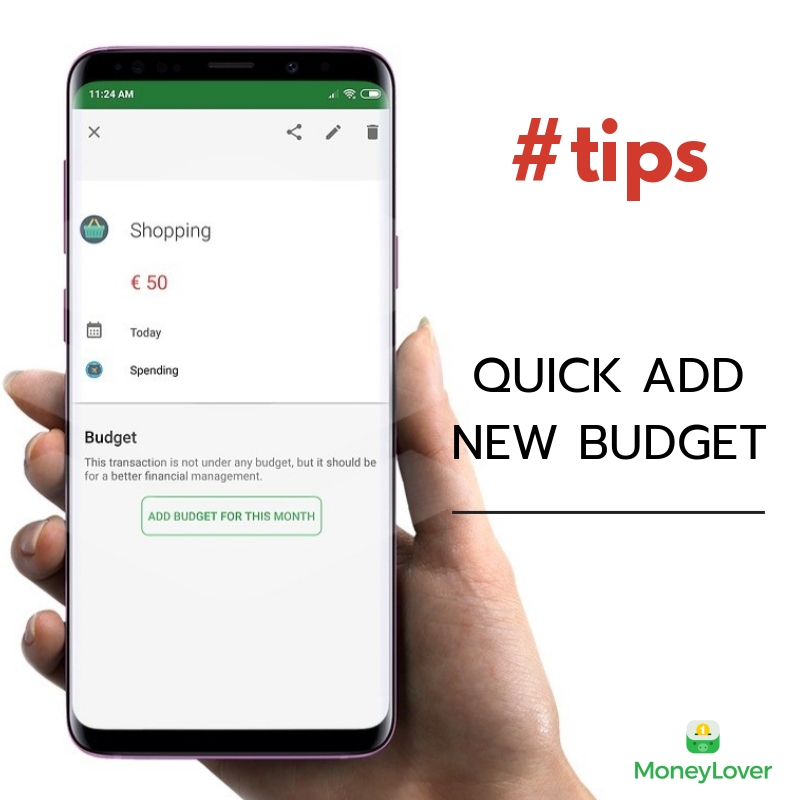 Create a budget quickly